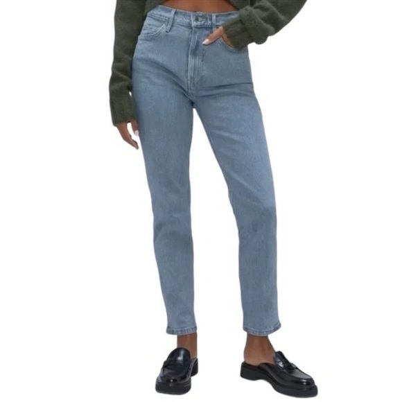 EVERLANE High-Rise The Original Cheeky Crop Jean - Organic Cotton, Size … - Picture 1 of 8